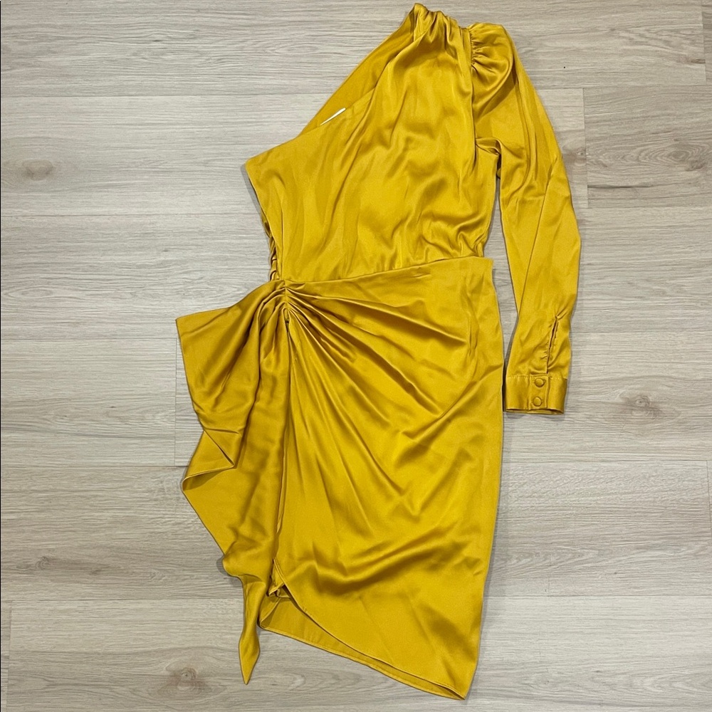 Lovers + Friends Mustard Long Sleeve Dress